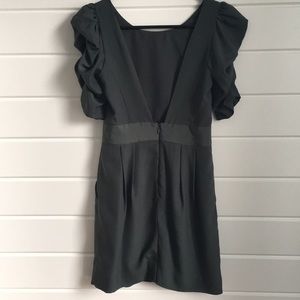 BCBGENERATION Shirred Sleeve Cocktail Dress